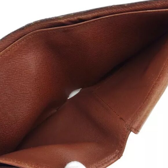 LOUIS VUITTON Bifold Wallet Monogram Beige Monogram Canvas Authentic Used - Picture 6 of 10